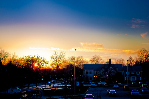 Sunset @ IU Campus